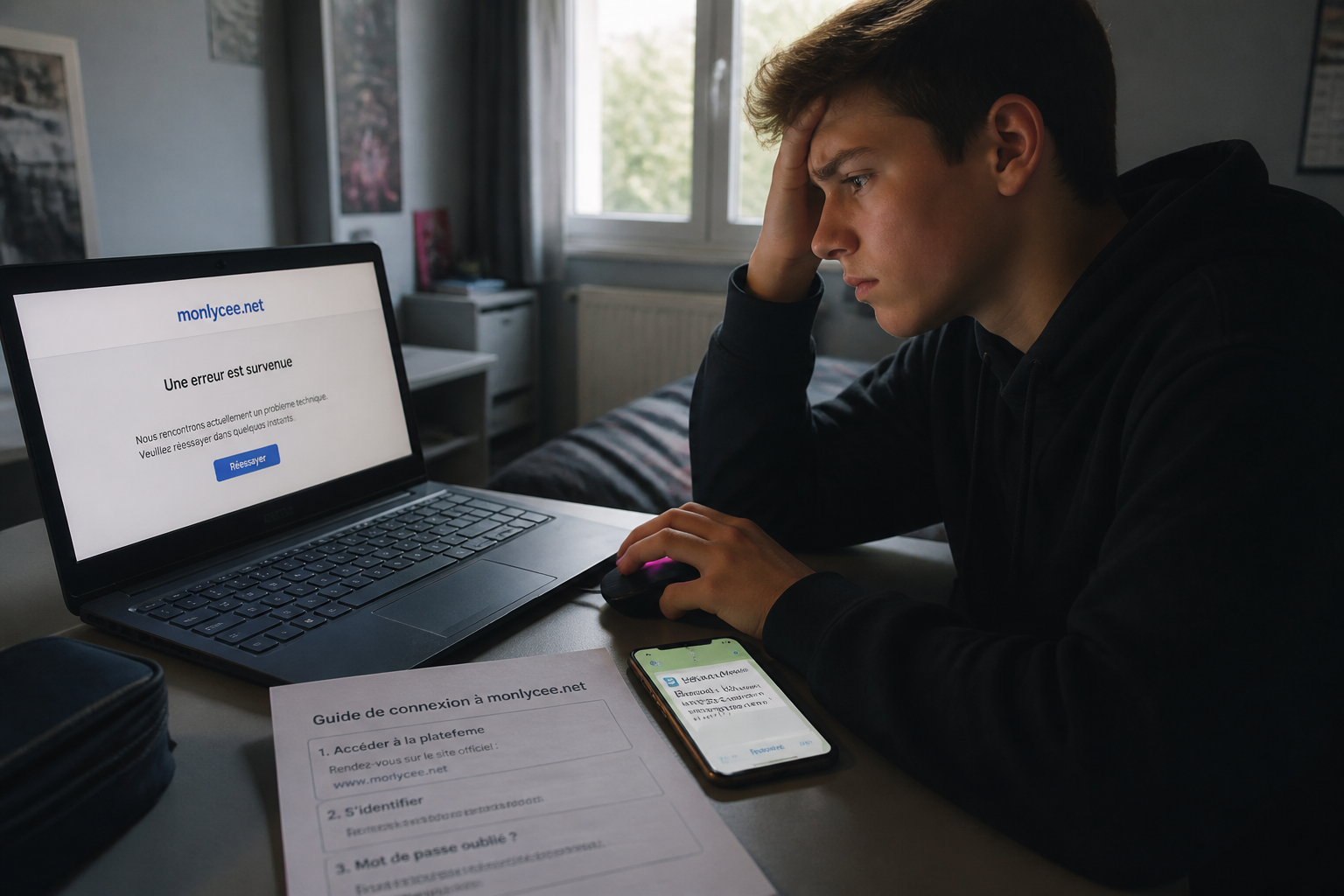 Connexion à l'ENT Île-de-France : le guide pour éviter les blocages