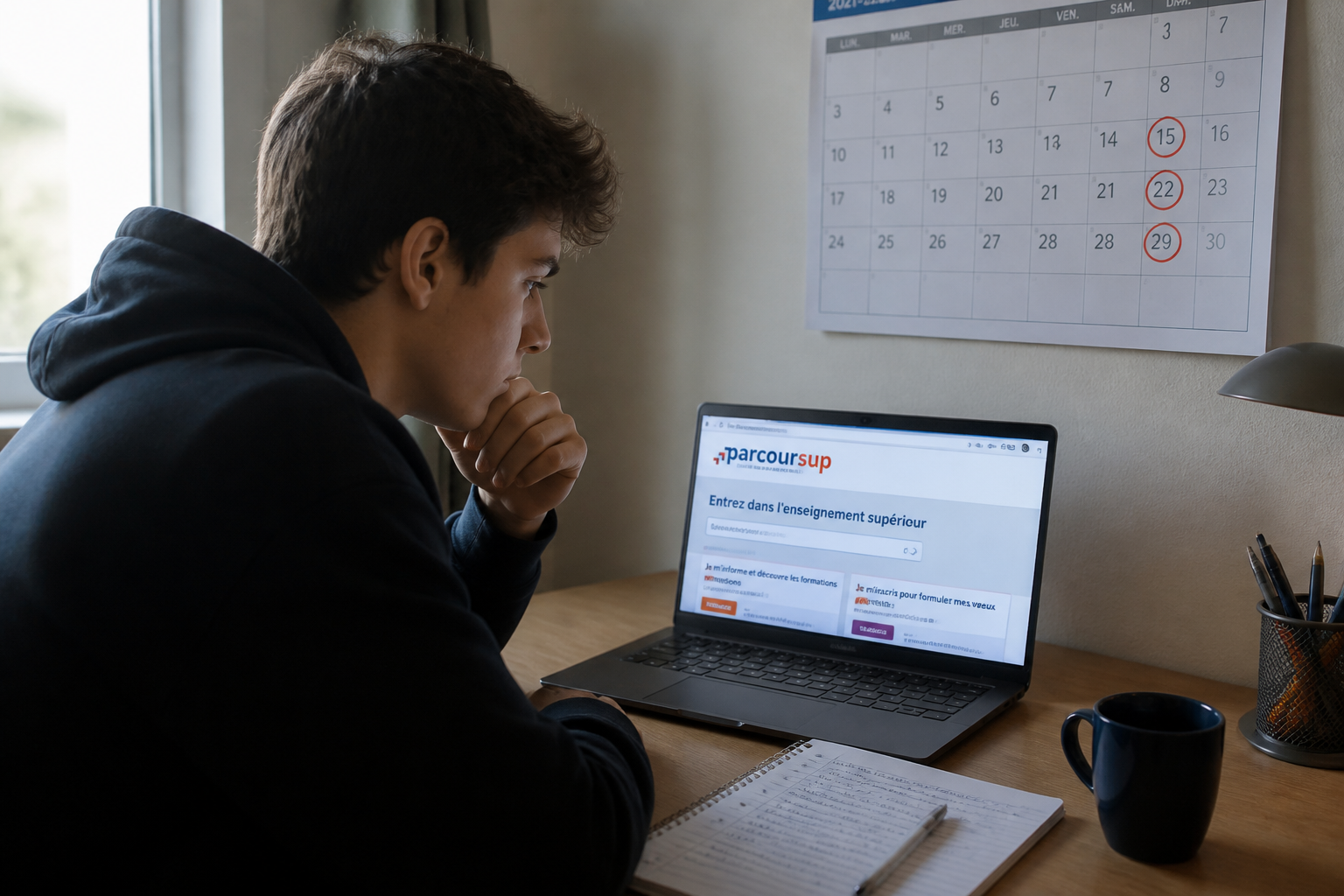 Date Parcoursup 2026 : ouverture, vœux, réponses et phase complémentaire