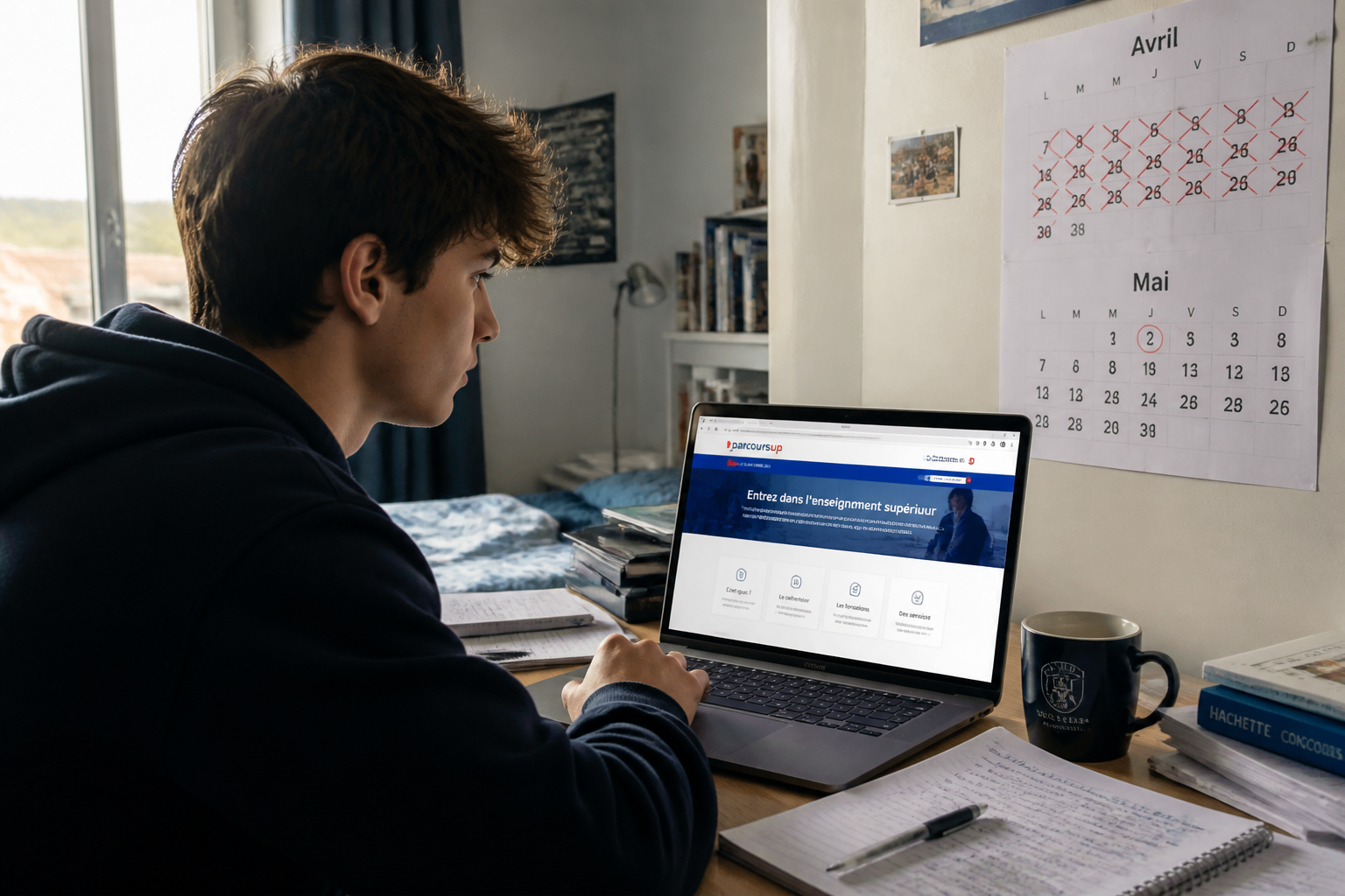 Date Parcoursup 2026 : ouverture, vœux, réponses et phase complémentaire