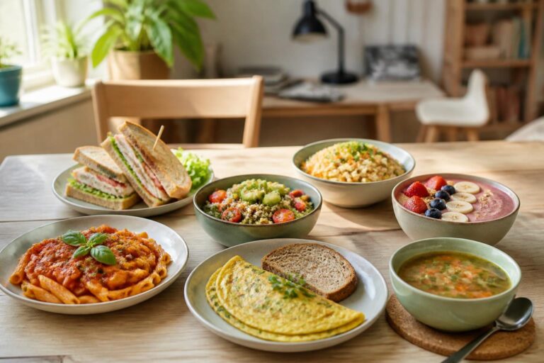 découvrez 7 recettes spéciales étudiants, faciles et rapides à préparer pour des repas savoureux sans prise de tête.