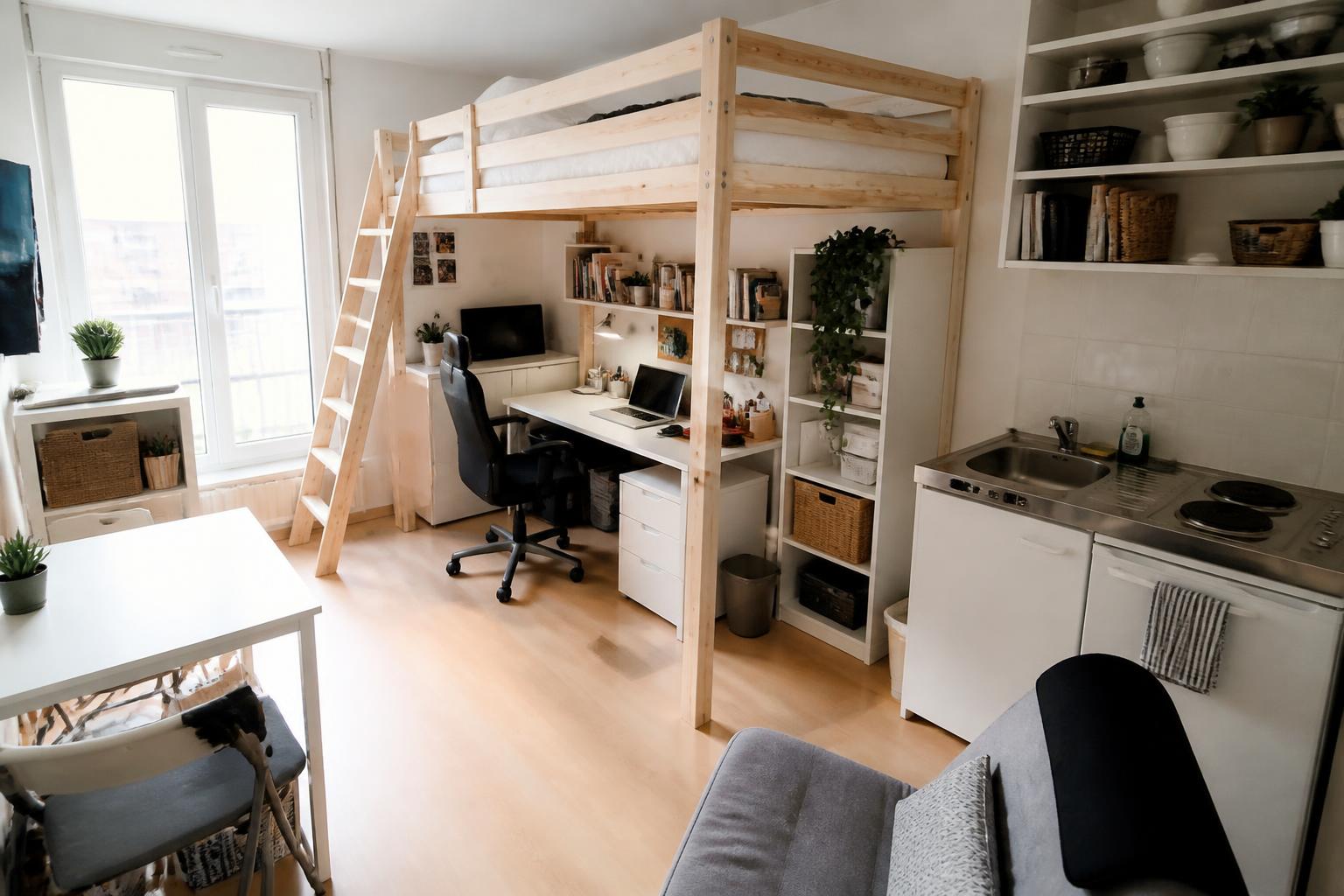 découvrez nos astuces pratiques pour aménager un studio étudiant en optimisant chaque mètre carré tout en respectant un petit budget. maximisez votre confort et votre espace de vie avec des solutions malines et économiques.