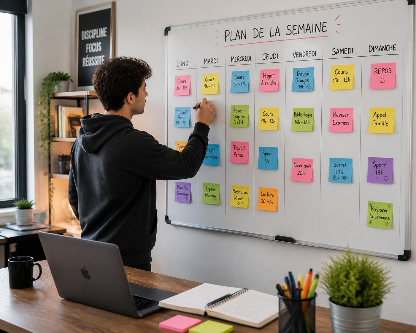 découvrez comment un planning bien organisé peut vous aider à gérer votre temps efficacement pendant vos études et à améliorer votre productivité.