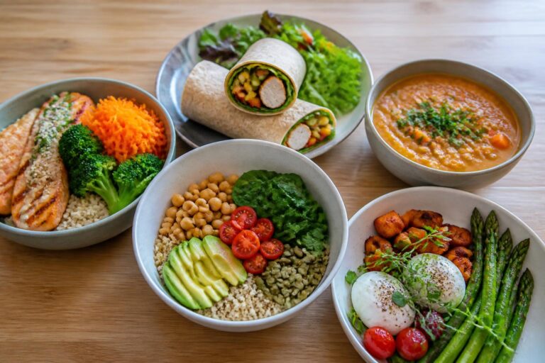 découvrez 5 idées de repas équilibrés pour manger healthy et booster votre concentration lors de vos sessions d'étude.