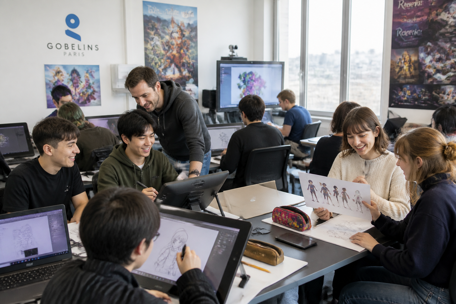 Gobelins Paris : la porte d'entrée vers l'animation et le jeu vidéo ?
