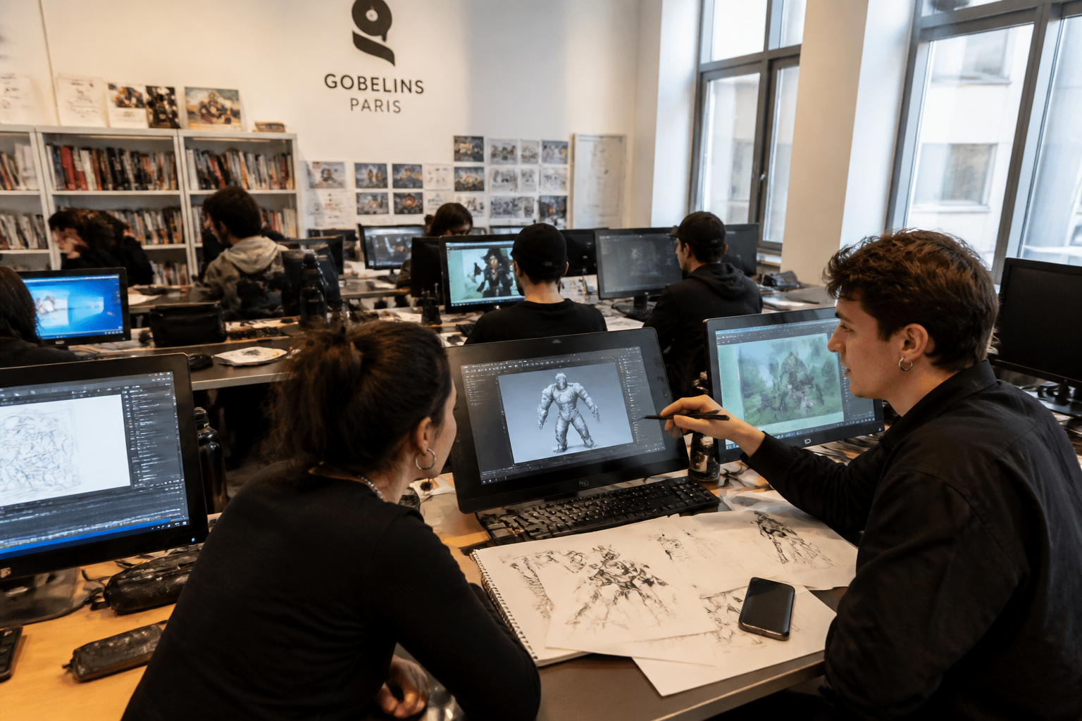 Gobelins Paris : la porte d'entrée vers l'animation et le jeu vidéo ?