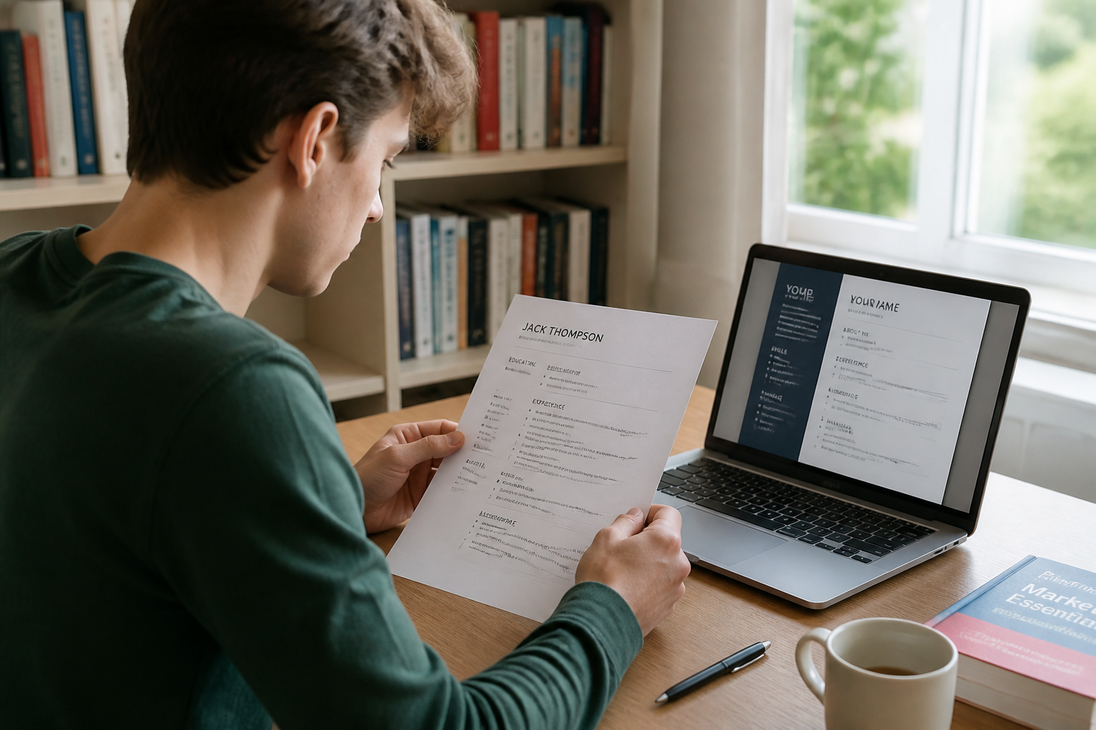 Exemple CV étudiant : modèle simple pour décrocher un entretien